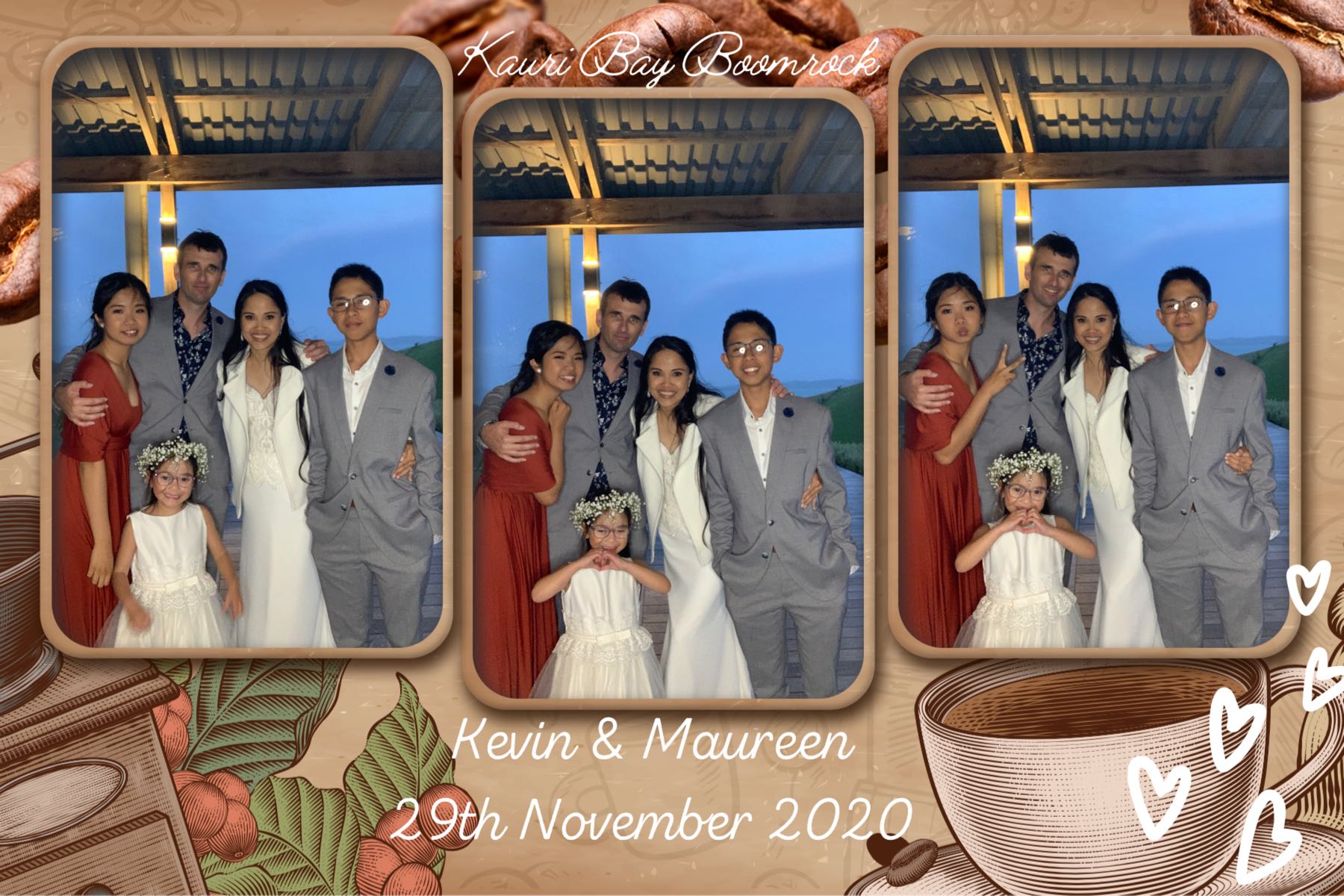 Maureen & Kevin's wedding | View more photos from the event at gallery.photobooth.co.nz/u/SelfieCentral/Maureen-Kevins-wedding